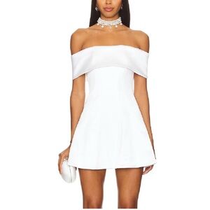 Revolve Lovers and Friends Elise White Mini Dress